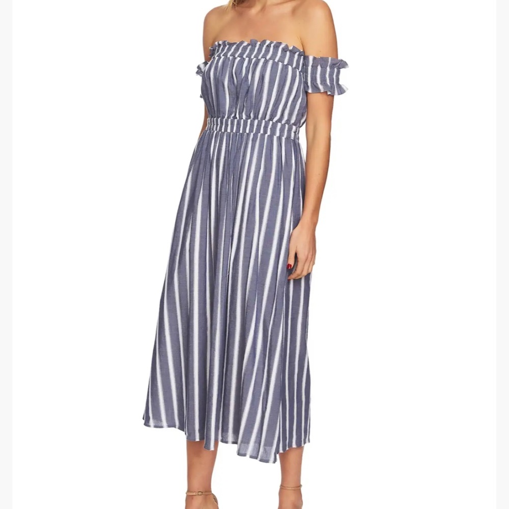 CeCe Billie Off The Shoulder Dress